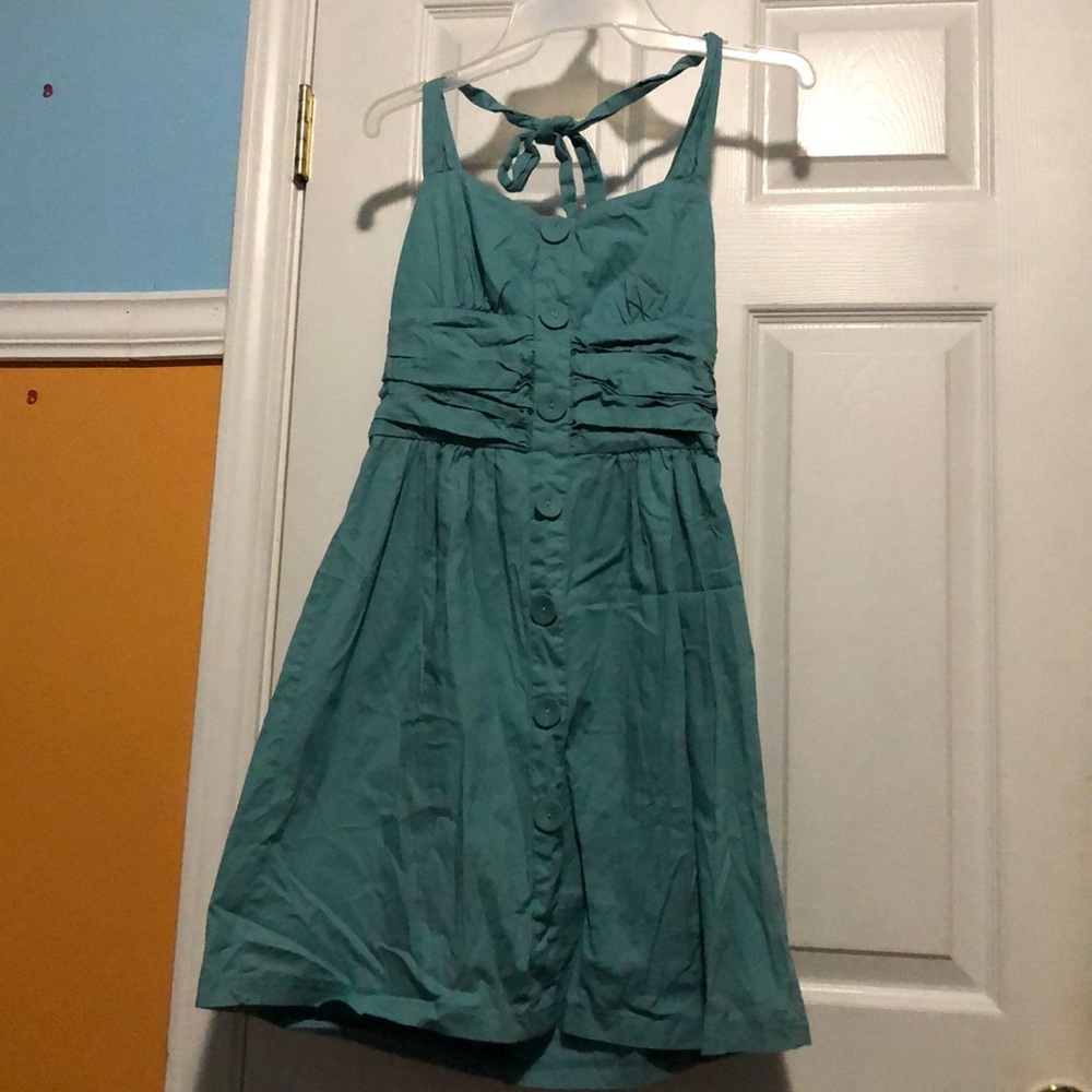 Baby Blue Halter Dress